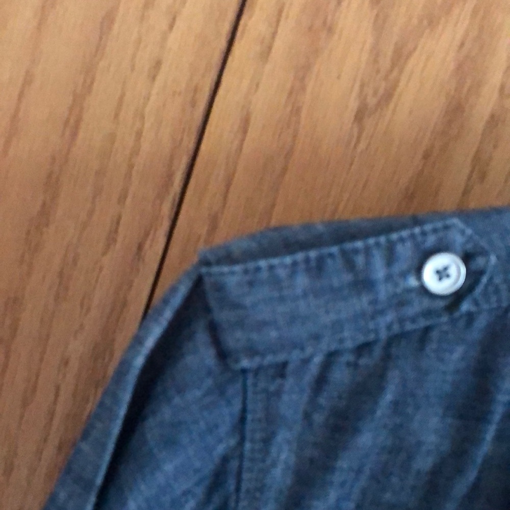 Chico's Denim Blue Shirt size L/XL - Picture 7 of 9